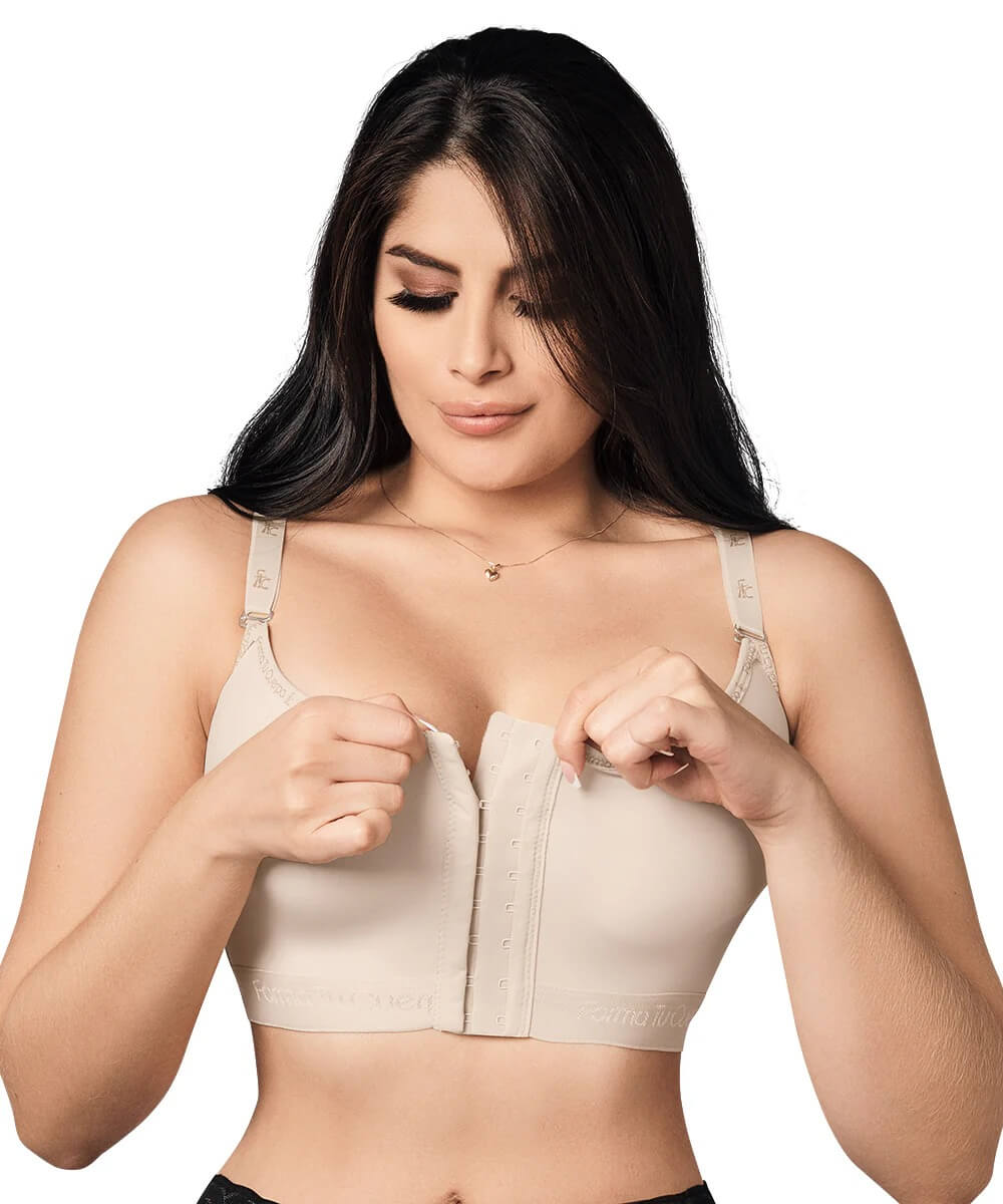Post op Bra • Straps • Beige ( Ref. C-033 )