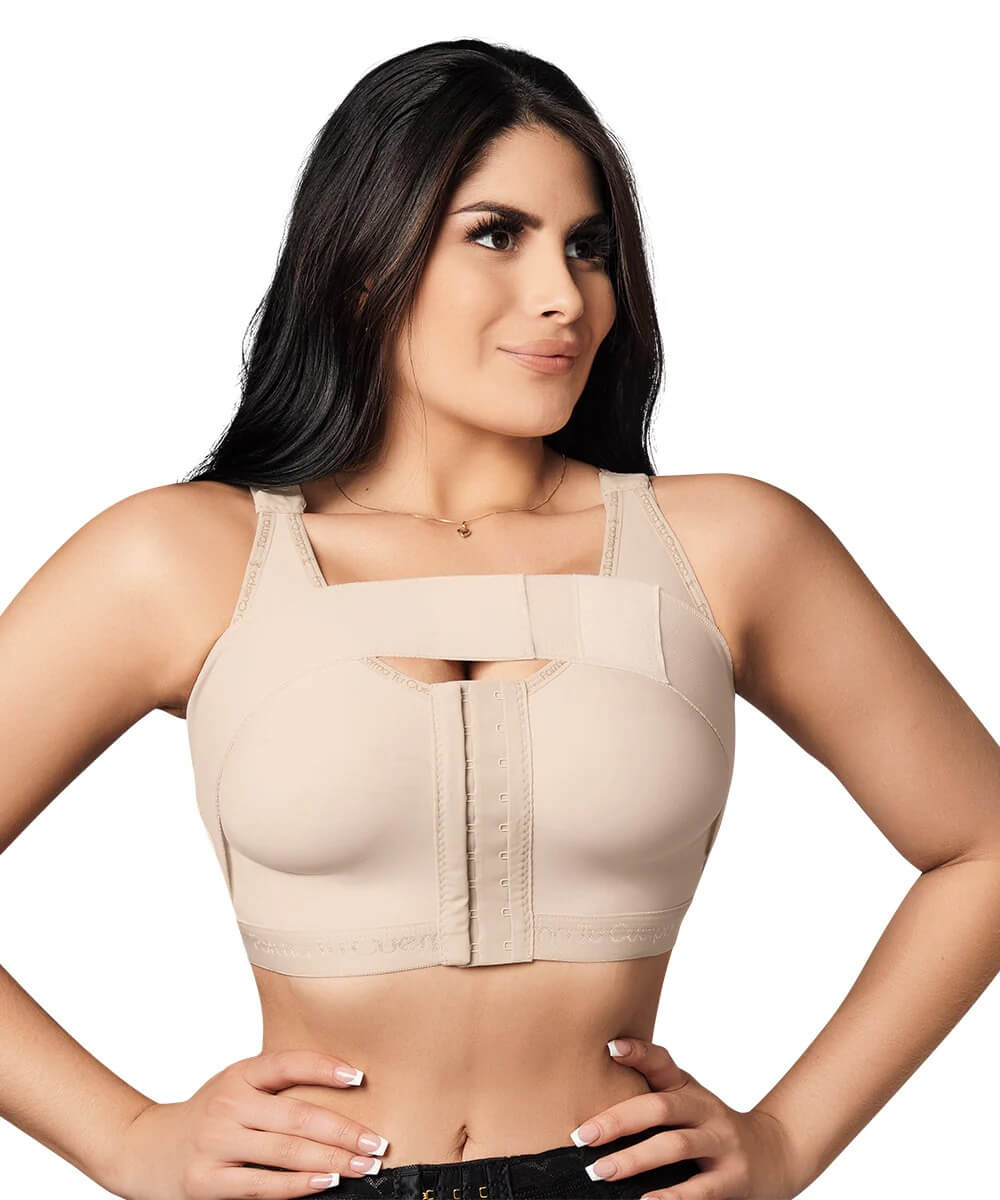 Post op Bra With Bust Band • Beige ( Ref. C-039 )