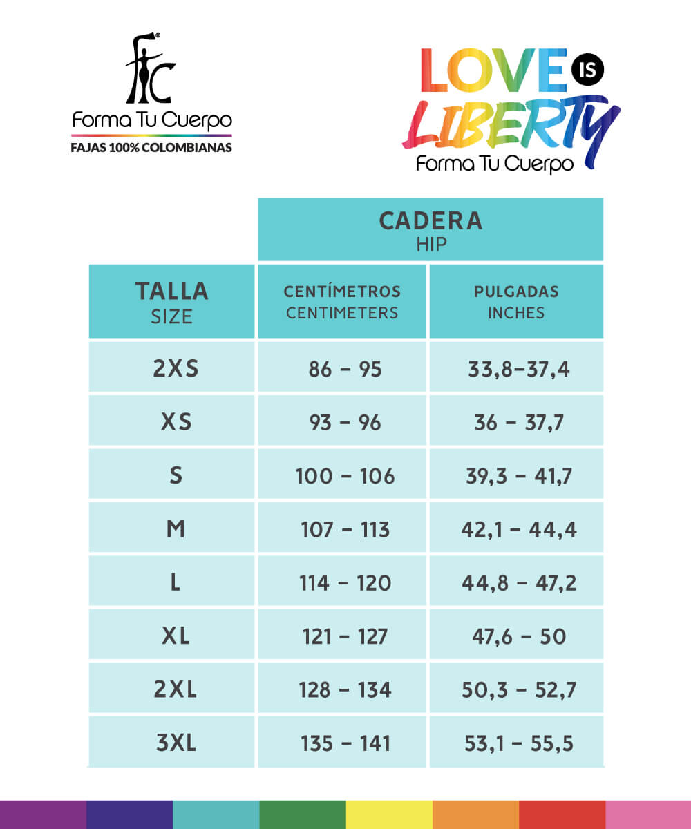 Faja moldeadora Straple, Love is Liberty - L-251