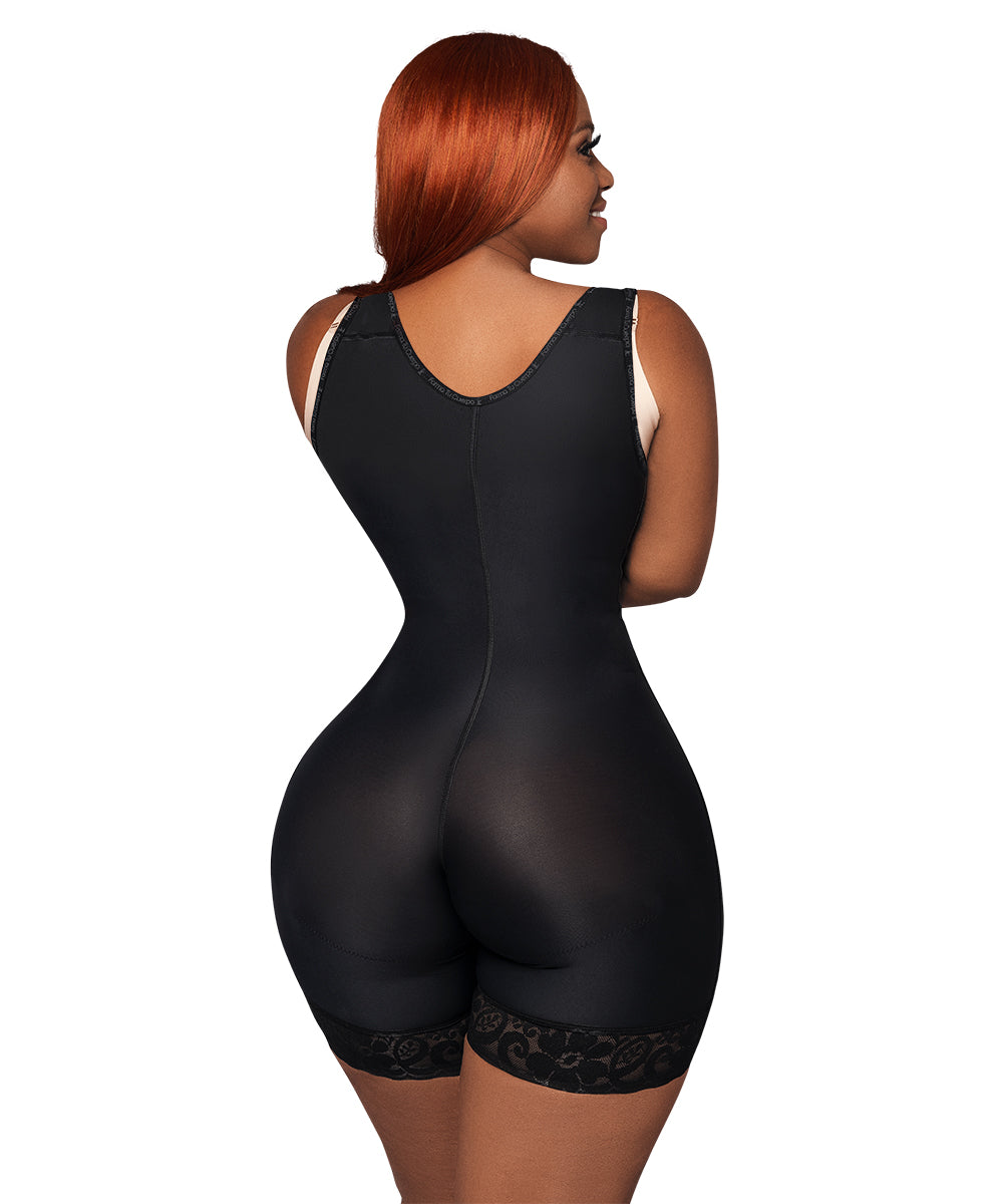 Medium Compression Faja with Snaps Black ( Ref. C-002 )