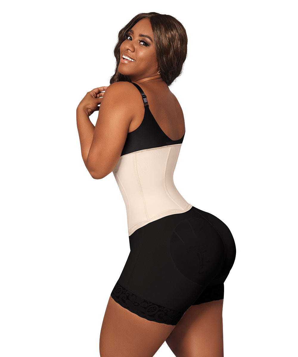 Waist Trainer • Beige • Black ( Ref O-061 / O-064 )